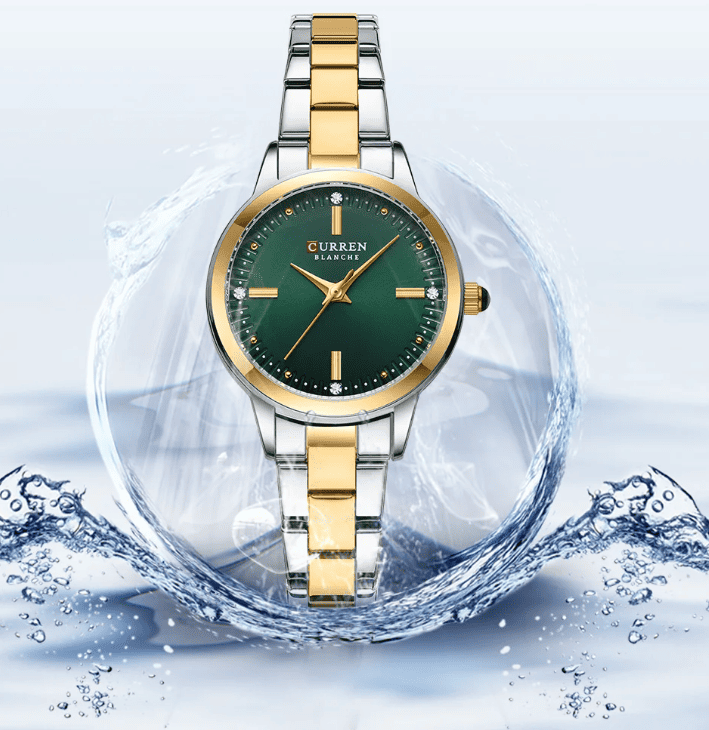 CURREN Feminino Elegant Blanche Green