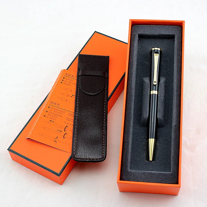 Caneta Esferografica Luxo Black Gold 1