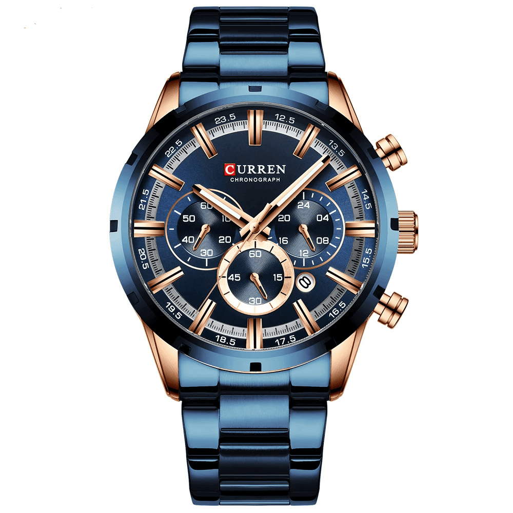 Relógio Cronógrafo Eclipse Blue
