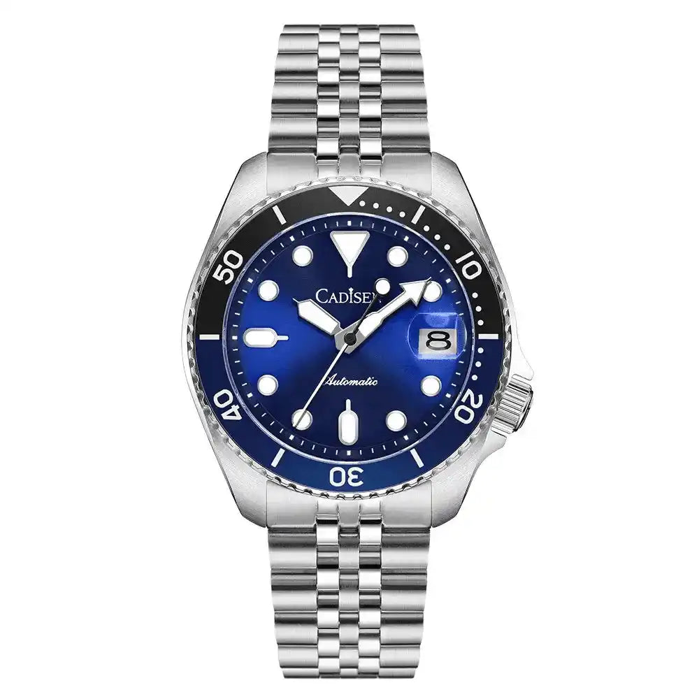 Relogio Automatico Masculino Blue Black Horizon 5