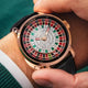 Relogio Mecanico Masculino Roulette Royale Black Gold no pulso 5