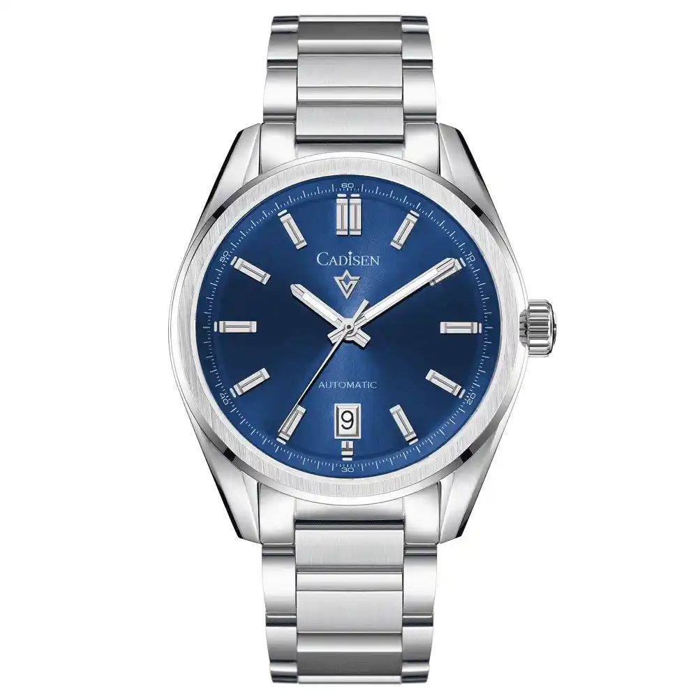 Relogio Mecanico Masculino Silver Blue Legacy Classic 1