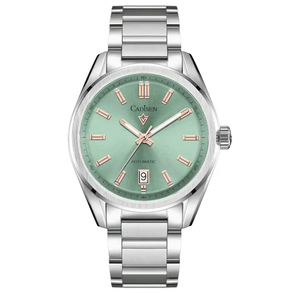 Relogio Mecanico Masculino Silver Green Legacy Classic 1