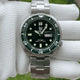 Relogio Mecanico Masculino Turtle V2 Silver Green frente 4