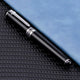 Caneta Tinteiro Legacy Preto Prateado 2