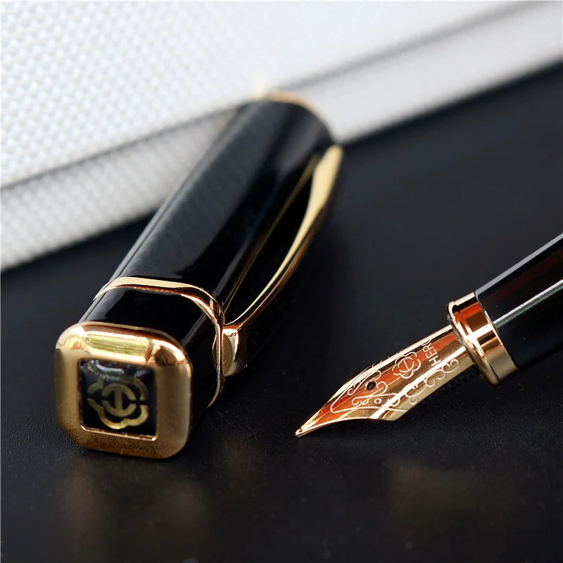Caneta Tinteiro Prestige Black Gold 2