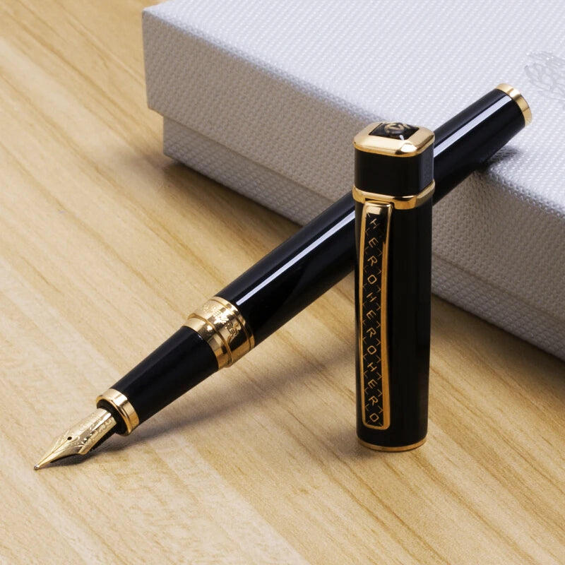 Caneta Tinteiro Prestige Black Gold 6