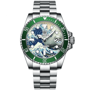 Relógio Automático Great Wave Silver Green