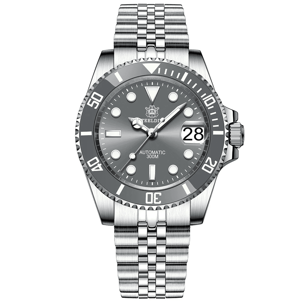 Relógio Automático Silver Gray Submariner