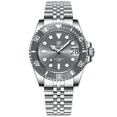 Relógio Automático Silver Gray Submariner