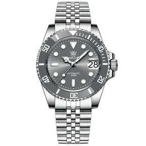 Relógio Automático Silver Gray Submariner