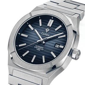 Relógio Mecânico Blue Monarch Skeleton