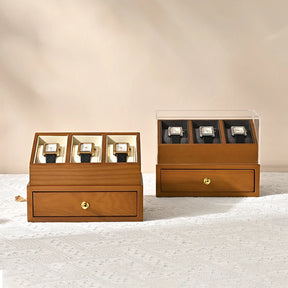 Porta Relogio e Joias Feminino em Madeira com Gaveta 4