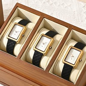 Porta Relogio e Joias Feminino em Madeira com Gaveta 5