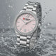 Relógio Feminino Prata Rose Quartzo 9103 11