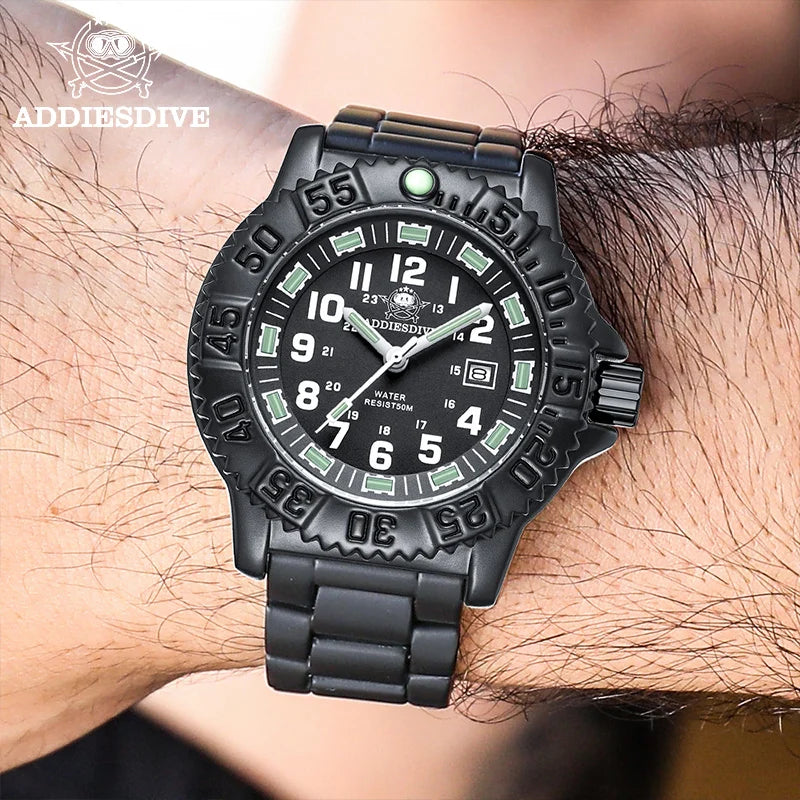 Relógio Quartz ADDIESDIVE Navy Seal 6