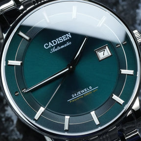 Relogio Automatico CADISEN C8175 Green 4