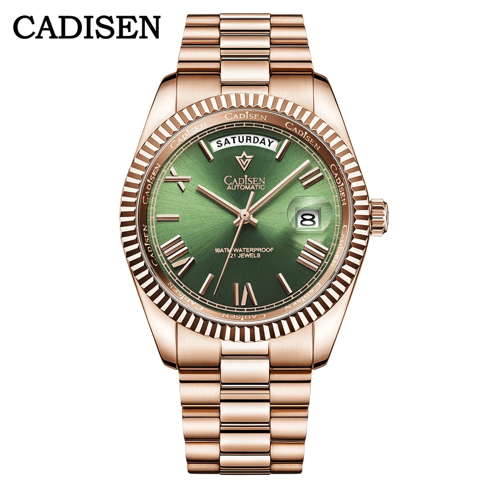 Relogio Automatico CADISEN C8185 Day Date 1