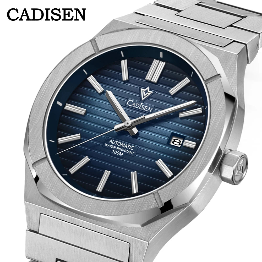 Relogio Automatico CADISEN C8200 Blue 5