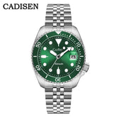 Relogio Automatico CADISEN C8220 Dive Watch Green 1