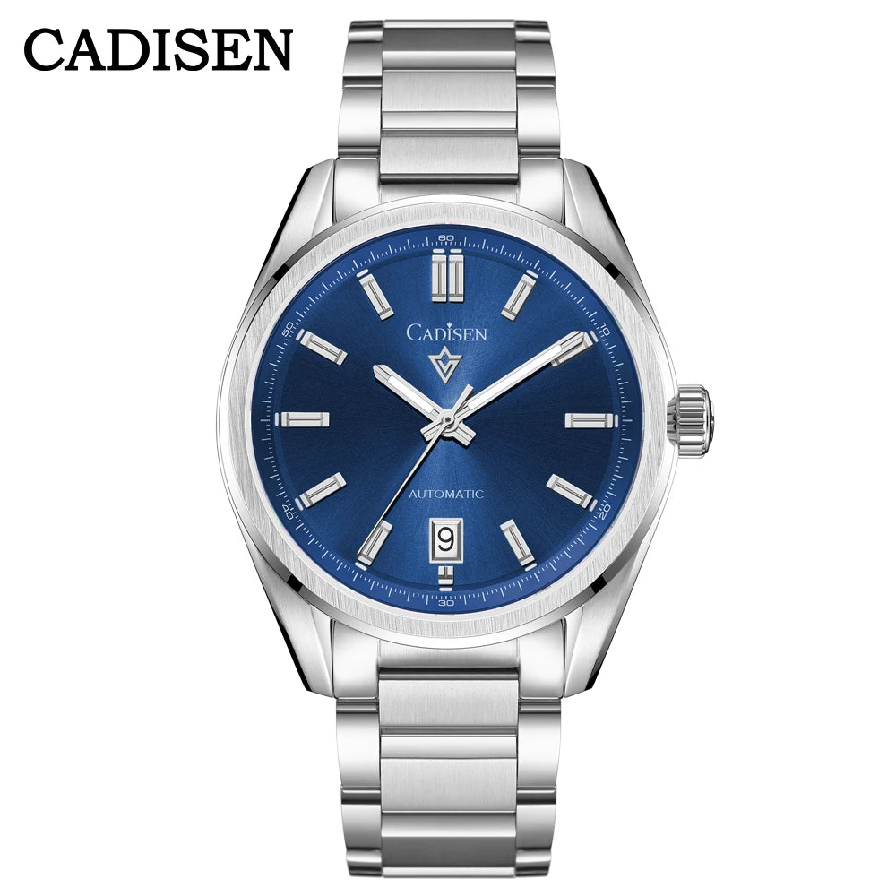 Relogio Automatico CADISEN C8227M Casual Blue 1