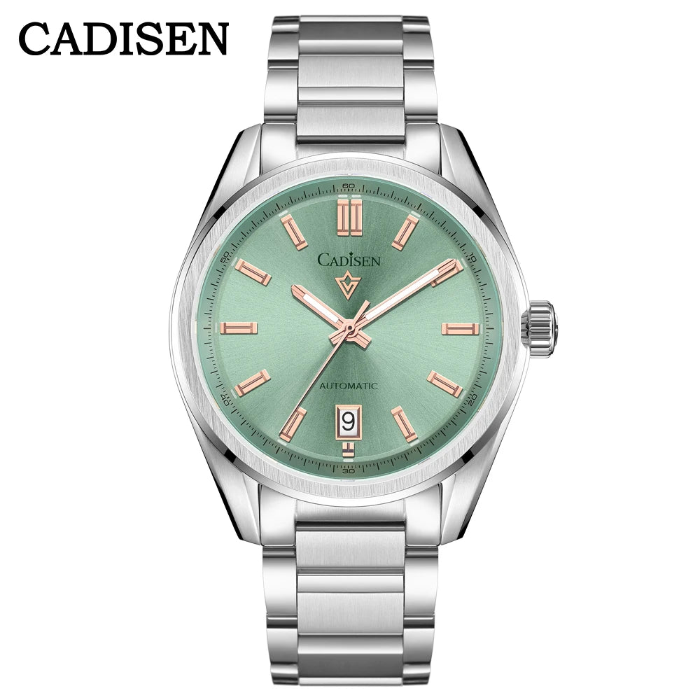 Relogio Automatico CADISEN C8227M Casual Green 1
