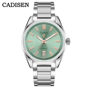 Relogio Automatico CADISEN C8227M Casual Green 1