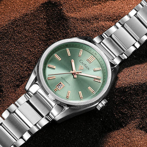 Relogio Automatico CADISEN C8227M Casual Green 2