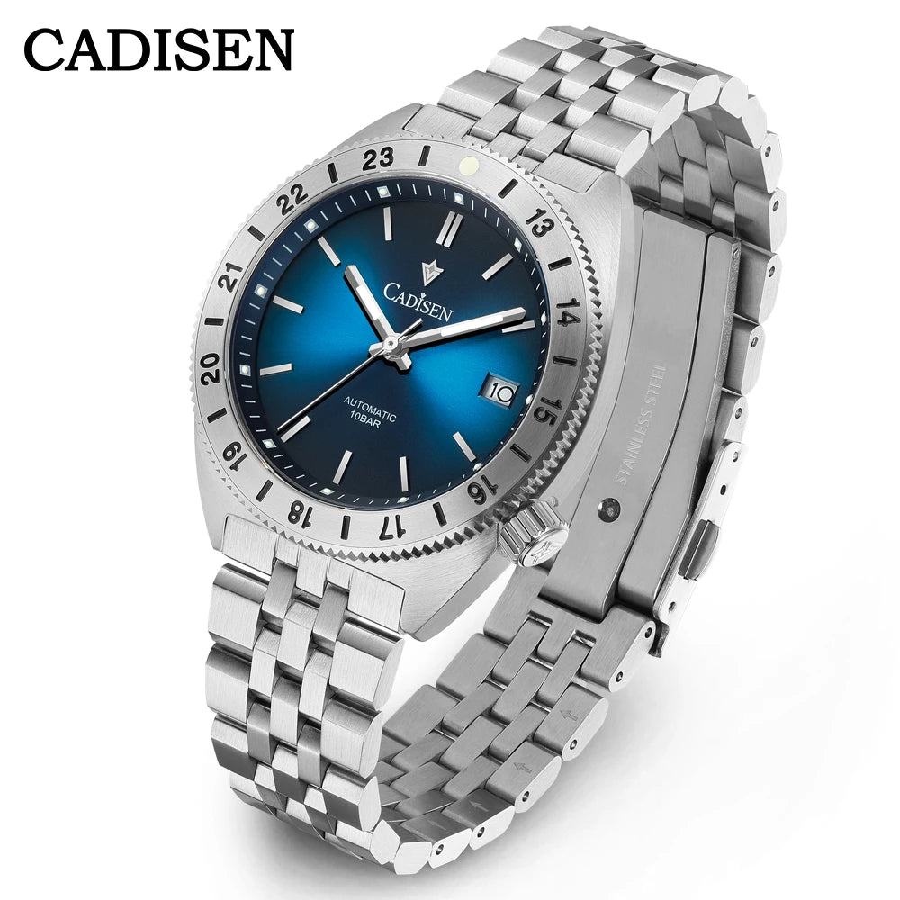 Relogio Automatico CADISEN C8230 Dive Watch Blue 1