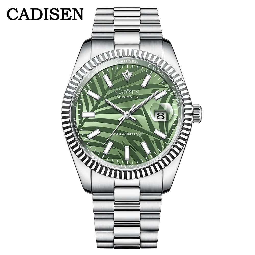 Relogio Automatico CADISEN DateJust Palm Motif 1