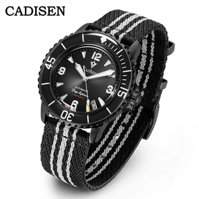 Relogio Automatico CADISEN Deep Explorer Black 1