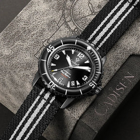 Relogio Automatico CADISEN Deep Explorer Black 2