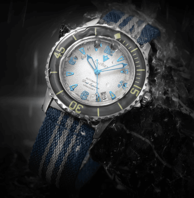 Relogio Automatico CADISEN Deep Explorer Blue 5