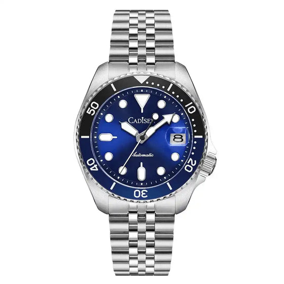 Relogio Automatico Masculino Blue Black Horizon 5