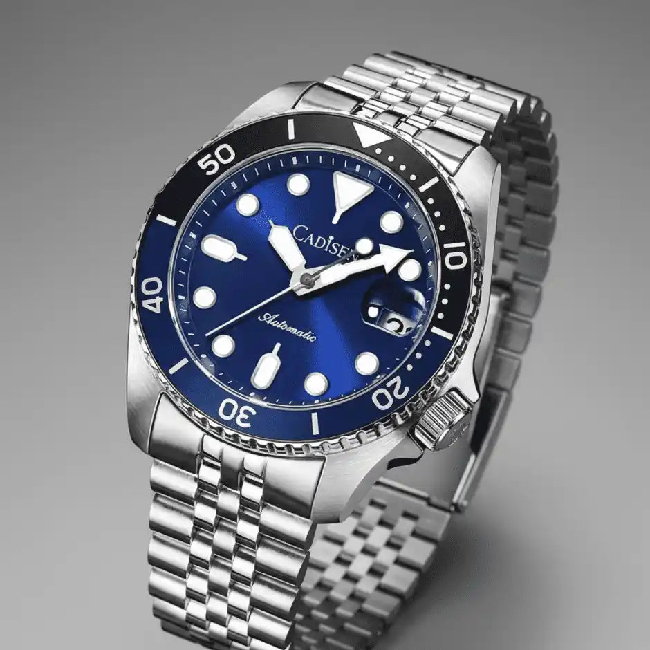 Relogio Automatico Masculino Blue Black Horizon 8