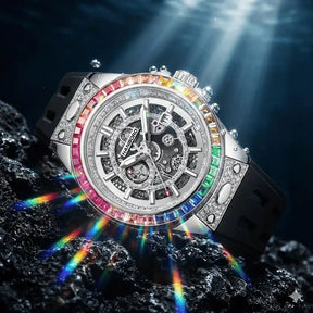 Relogio Automatico Masculino Silver Big Bang Rainbow 3