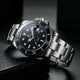 Relogio Automatico Masculino Silver Black Submariner frente 11