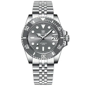 Relogio Automatico Masculino Silver Gray Submariner 1