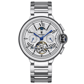 Relogio Automatico POEDAGAR Tourbillon Silver 1