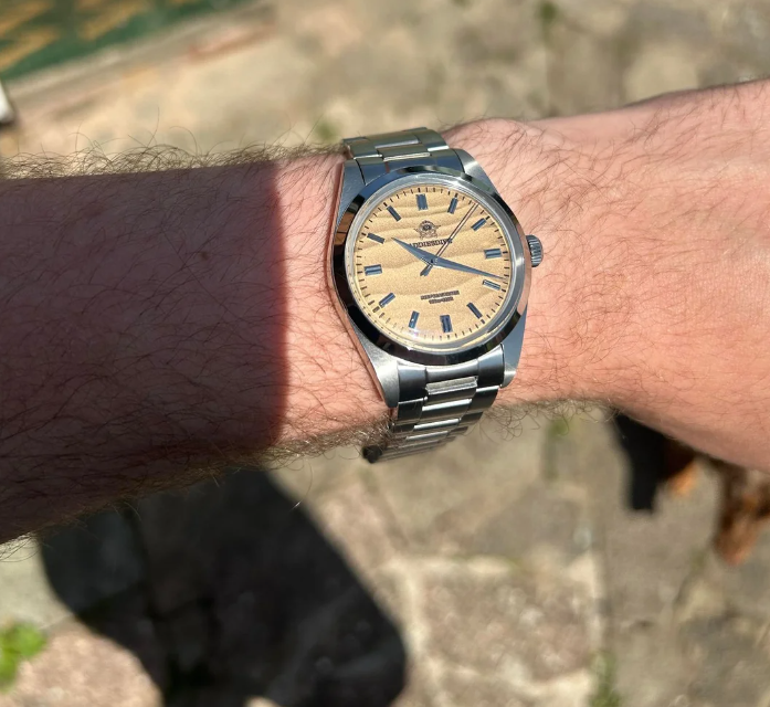 Relogio Cronografo ADDIESDIVE 36mm Marrom 2