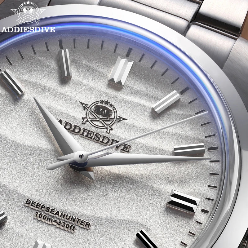 Relogio Cronografo ADDIESDIVE 36mm Quartz Branco 3