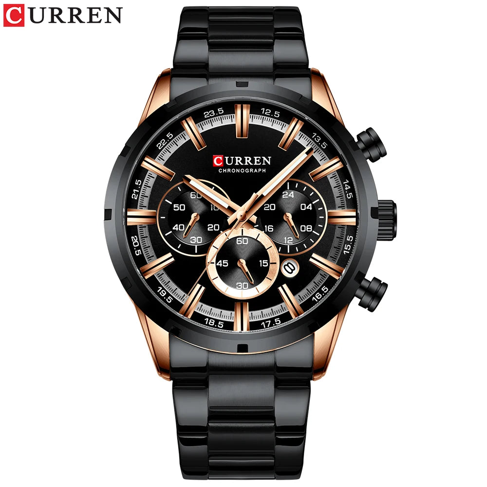 Relogio Cronografo CURREN 8355 Black 1