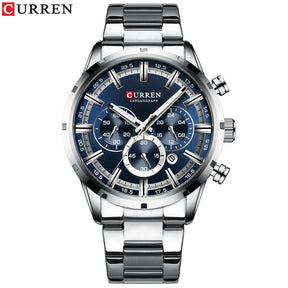 Relogio Cronografo CURREN 8355 Silver 1