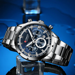 Relogio Cronografo CURREN 8355 Silver 3