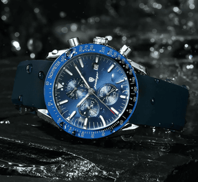 Relogio Cronografo POEDAGAR Chrono Leather 5
