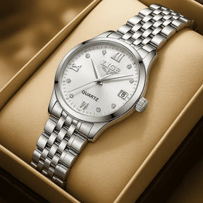 Relogio Feminino Prata Quartzo LIGE 89157 5