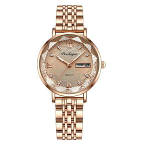 Relogio Feminino Rose de luxo Quartzo POEDAGAR 3012 1