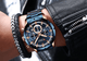 Relogio Masculino Azul Cronografo 8355 2