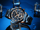 Relogio Masculino Azul Cronografo  8355 3