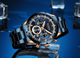 Relogio Masculino Azul Cronografo 8355 4